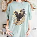 Bald Eagle Boho Vintage Comfort Tee Shirt Men Women