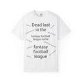 Personalized Fantasy Football T-Shirt, Unisex Garment-Dyed, Gift for League