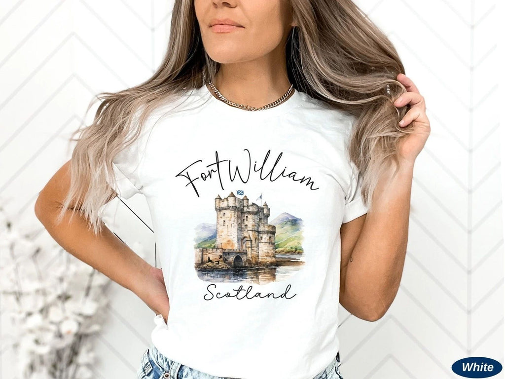 Fort William T-Shirt Travel Gift for Scotland Trip Lovers Souvenir Tee