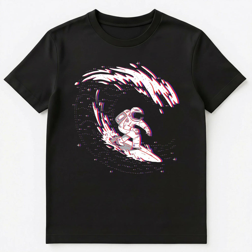 Astronaut Surfing Space Unisex T-Shirt
