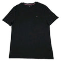 Tommy Hilfiger V-Neck T-shirt Mens Size L Large Black