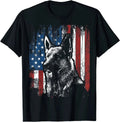 Patriotic German Shepherd Shirt American Flag Dog Lover Gift Tee