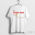 Premium Kansas City Chiefs Dad Definition Ornaments T Shirts
