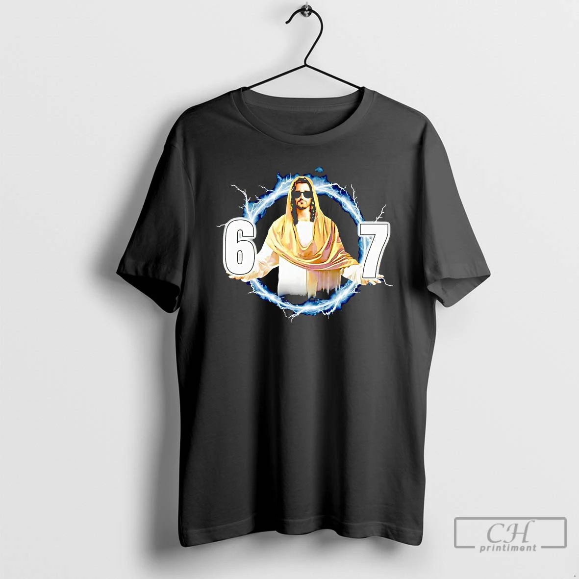Premium Jesus 67 Lightning T Shirts