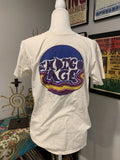 Indigo Age Band concert t Graphic Shirt White BOHO FESTIVAL Size small S