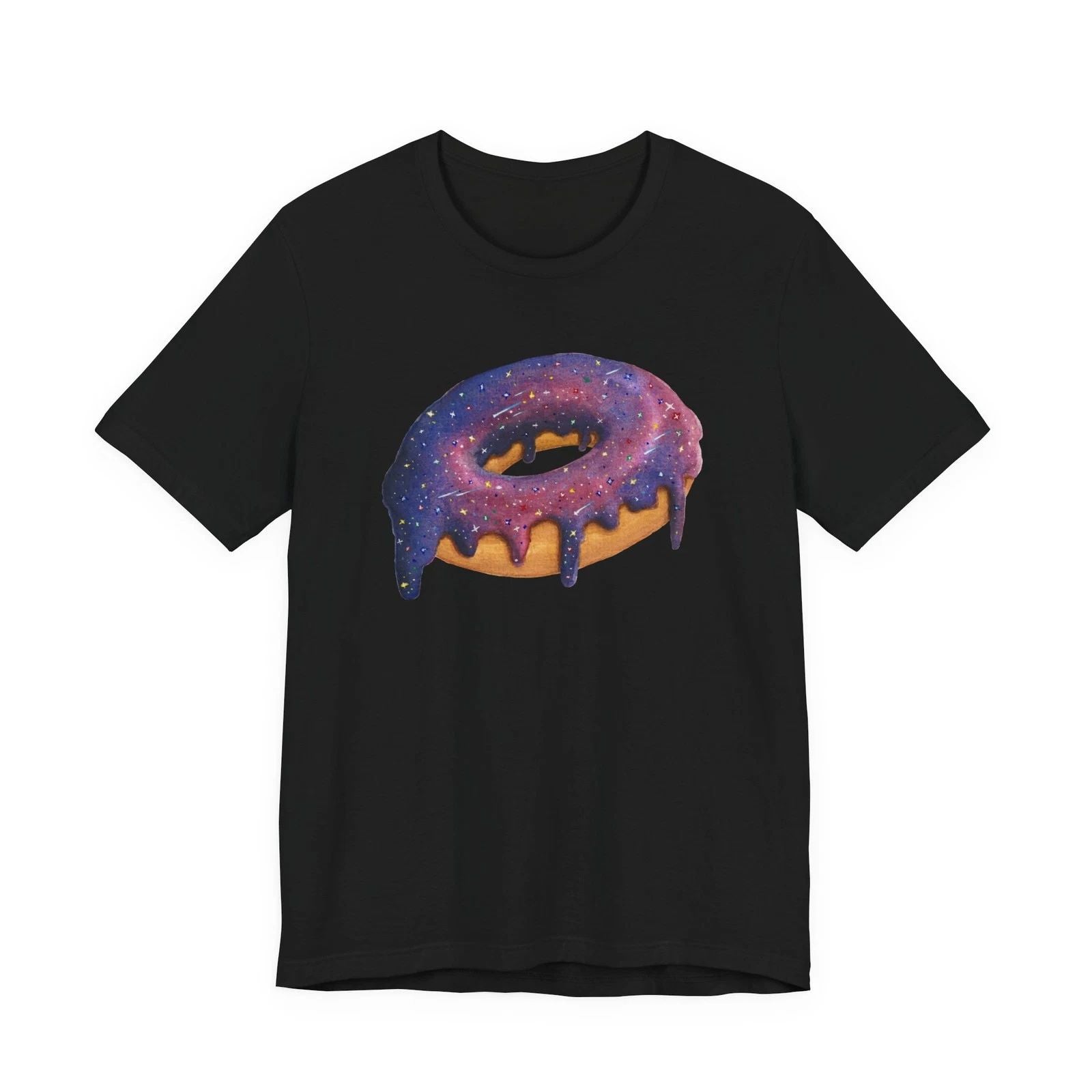 Watercolor Galaxy Space Donut Shirt | Space Shirt - Planet Shirt