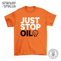 JUST STOP OIL Unisex  Cotton Environmental T-Shirt Protest Save The Earth