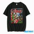 Juju Smith Schuster Vs Brian Branch Tackle Sideline Action Tshirts Sweater
