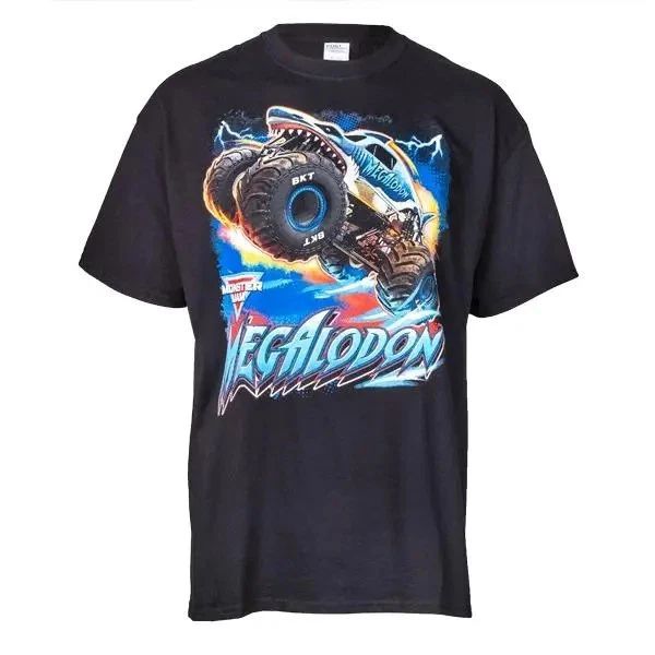 2025 Monster Jam Megalodon T-Shirt – Unisex Graphic Tee for Racing & Monster Tru