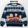 Christmas Is A Reminder Of The Joy That Family Brings - Family Personalized Custom Ugly Sweatshirt - Unisex Wool Jumper - Christmas Gift For Family