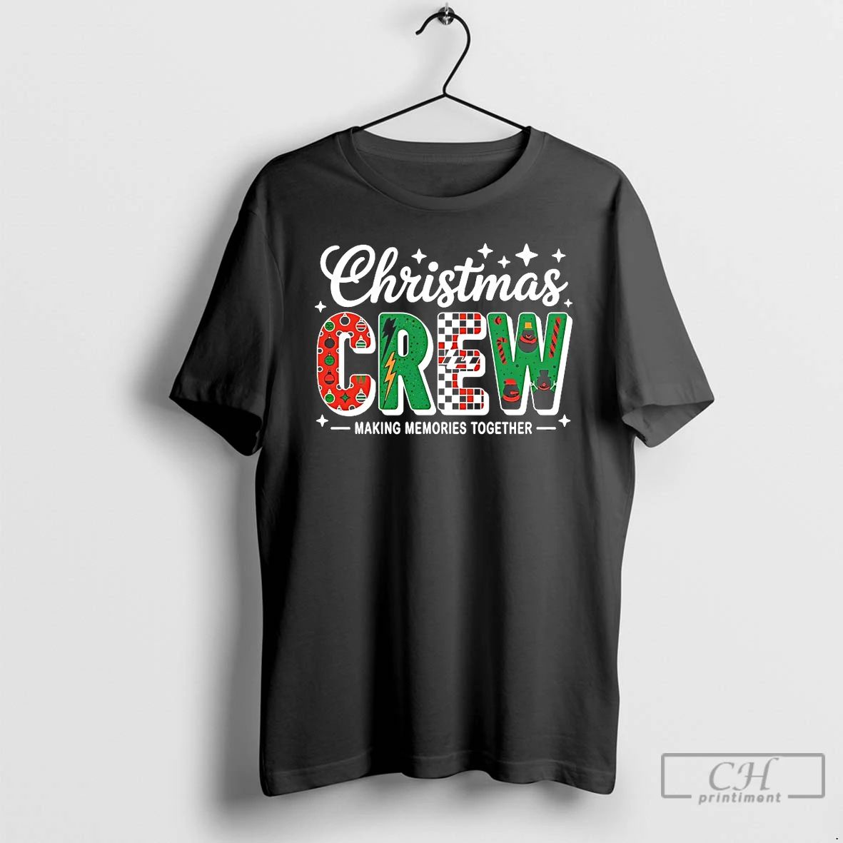 Classic Christmas Crew Making Memories Together Holiday T Shirts