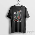 Classic Milwaukee Bucks Basketball Death Rides Deer Halloween T Shirts