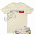 SNKRHD T Shirt for J1 3 Muslin University Red Cement Grey Sail Butter Cream