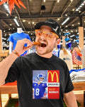 Daniel Jones Signs with McDonald’s New York Giants No 8 shirt