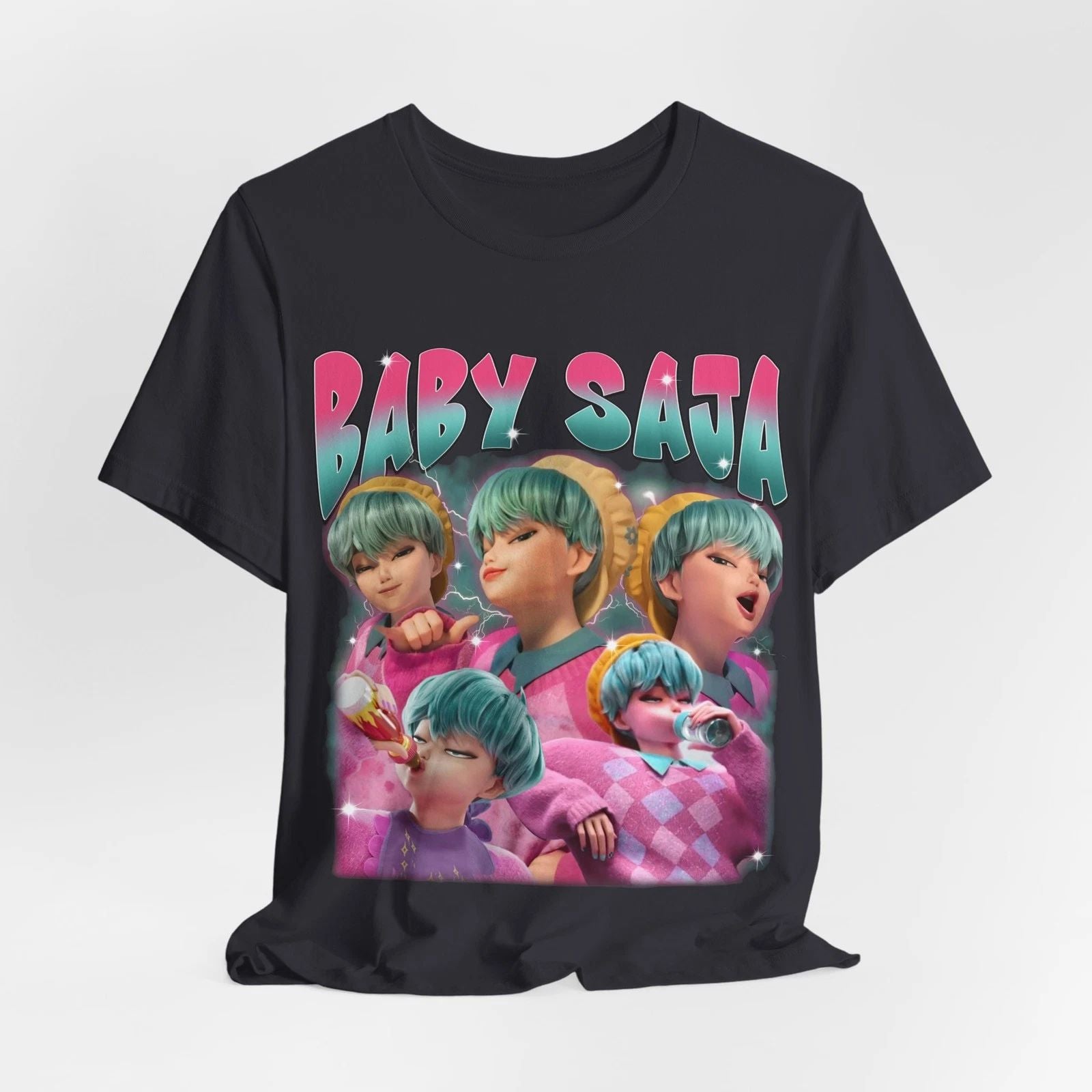 BABY Saja Graphic Tee, Super Fan Shirt, Unisex Jersey Short Sleeve Tee - Fun