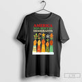 Classic America Was Built By Immigrants Christmas T Shirts