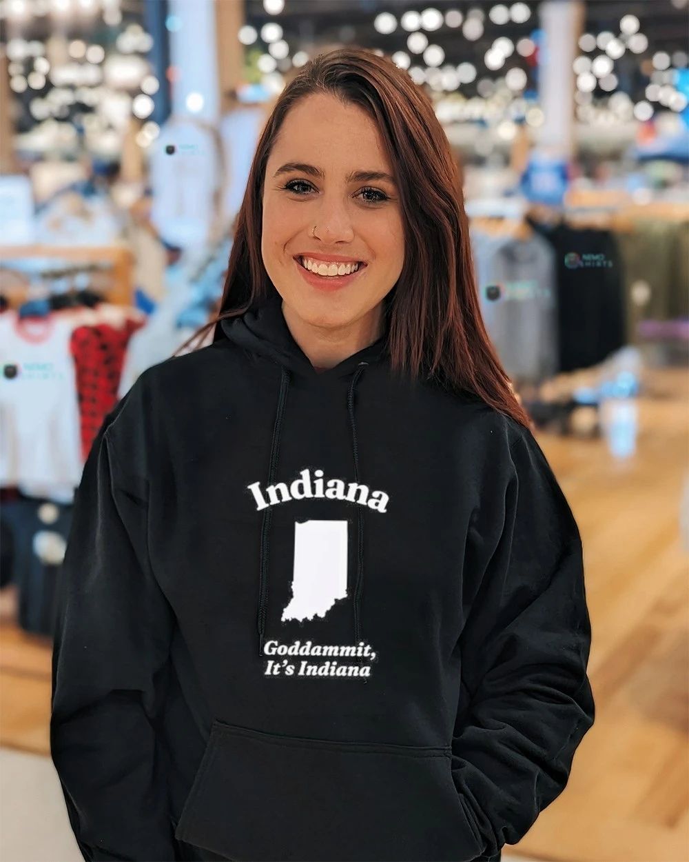 Indiana Goddammit It’s Indiana State Map shirt