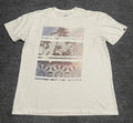 Quiksilver Adult Mens XL T-Shirt Tee Spell Out Print Front Surf Surfing *