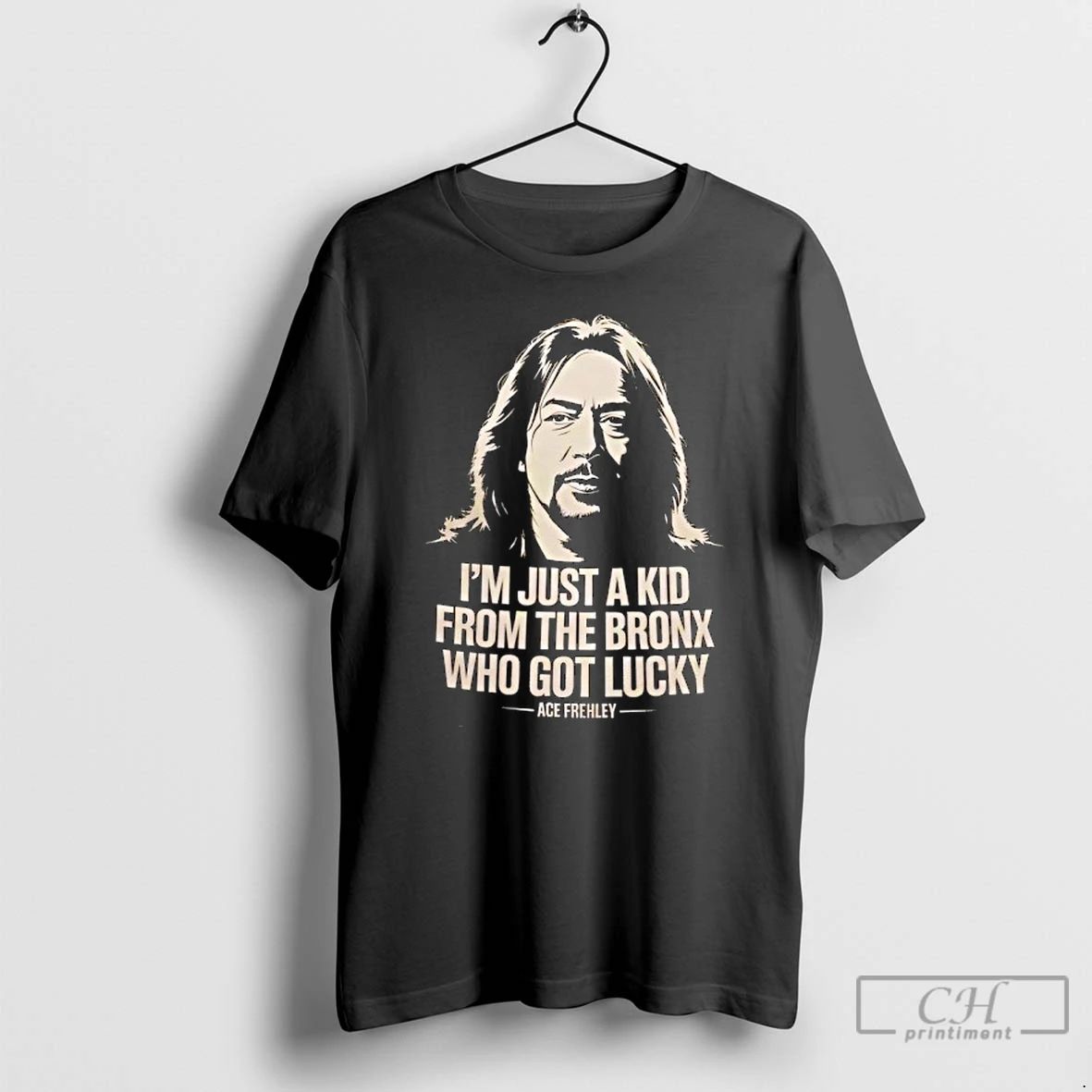 Classic Ace Frehley Just A Kid From The Bronx That Got Lucky 1951%e2%80%912025 T Shirts