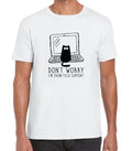 Don't Worry I'm From Tech Support Geek Nerd Men's Printed Cotton T-shirt Top