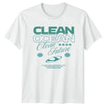 Clean Ocean Clean Future T-Shirt Environmental Earth Day Gift For Him And Her