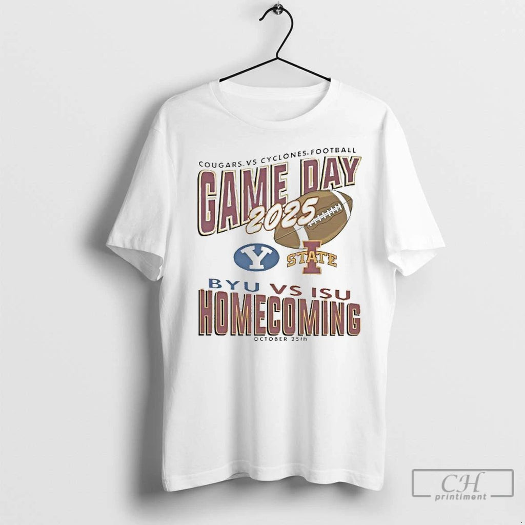 Classic Iowa State Cyclones Vs Byu Cougars Gameday Homecoming Football 2025