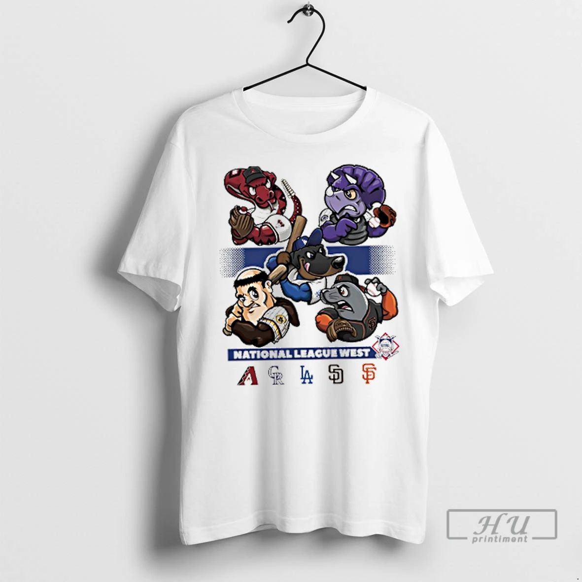Trending National League West 2025 Mlb Postseason Mascot T Shirts