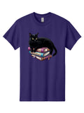 Sabbatus-Cat Mens Graphic Tee, 100% Cotton, Casual Summer Wear