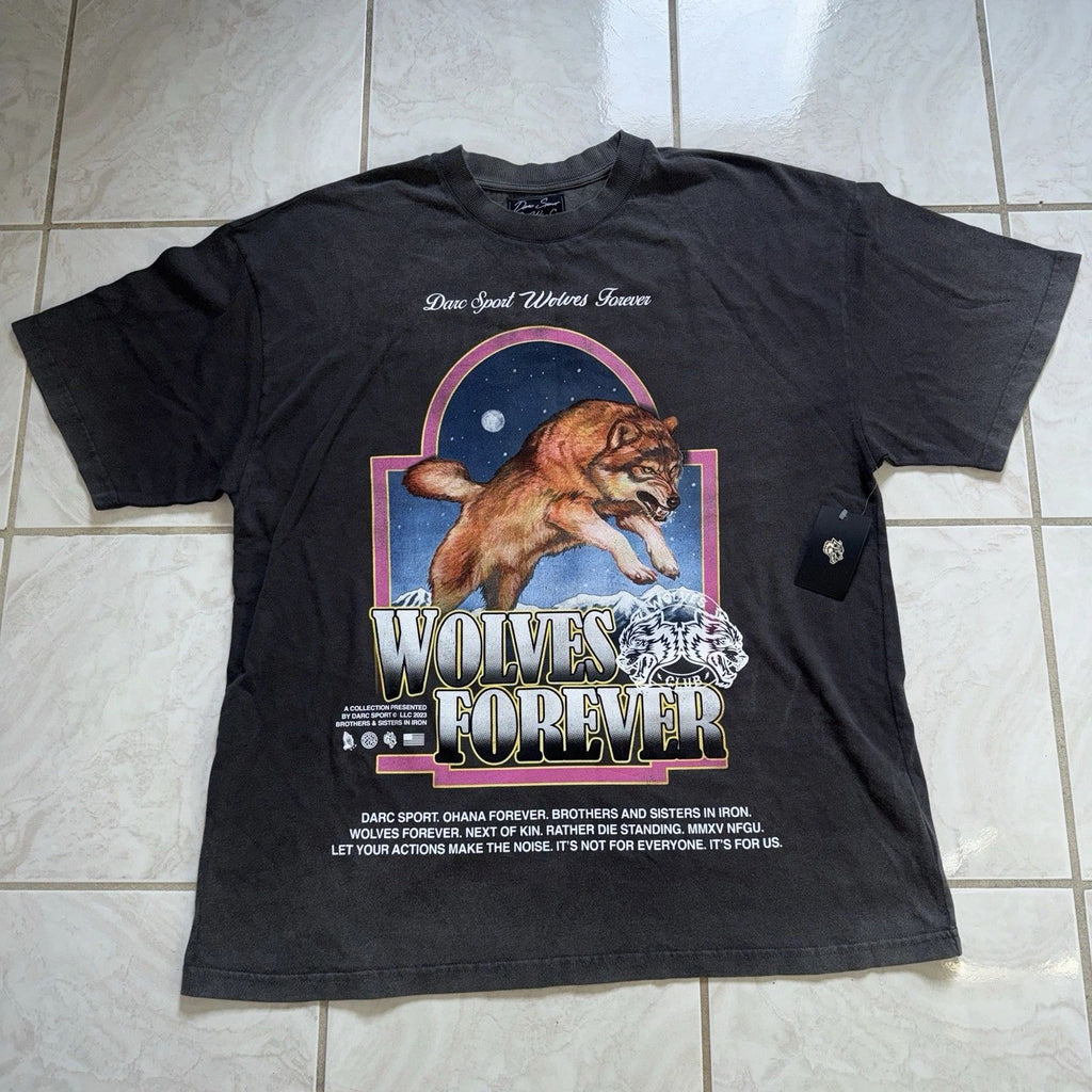 🔥 NEW Darc Sport “Wolves Forever” Tee – XL – Sold Out Drop 🔥. #70/1000
