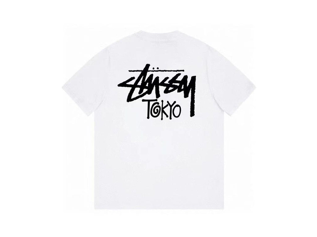 Tokyo city Stussy tee  Black / white  t shirt