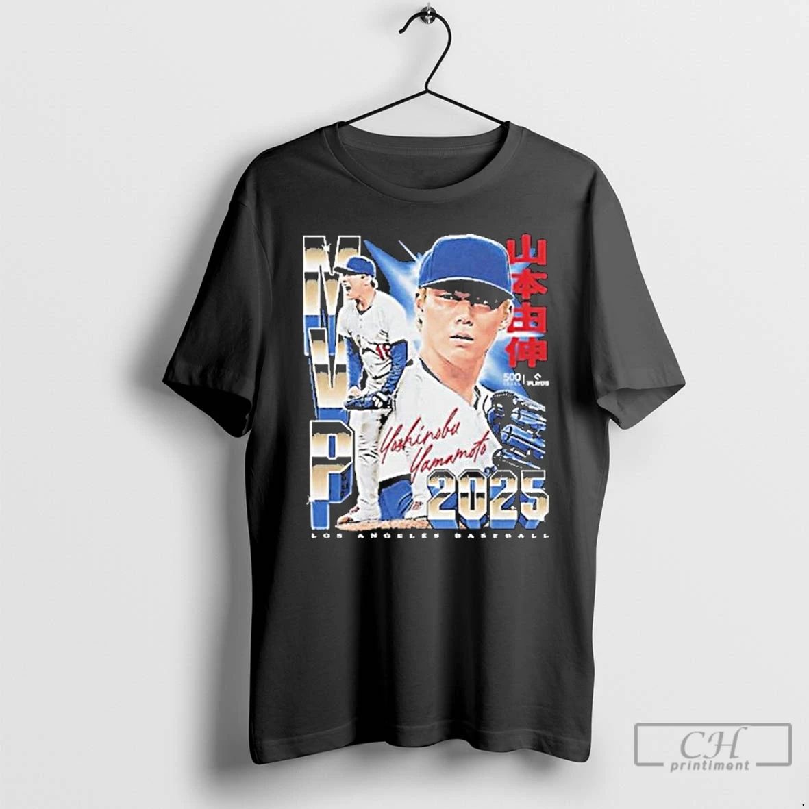 Premium Yoshinobu Yamamoto Los Angeles D 2025 Champs Mvp T Shirts