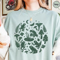 Frog Linocut Comfort Tee Nature Lover Aesthetic