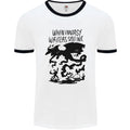 Fantasy Writer Author Novelist Dragons Mens Ringer T-Shirt