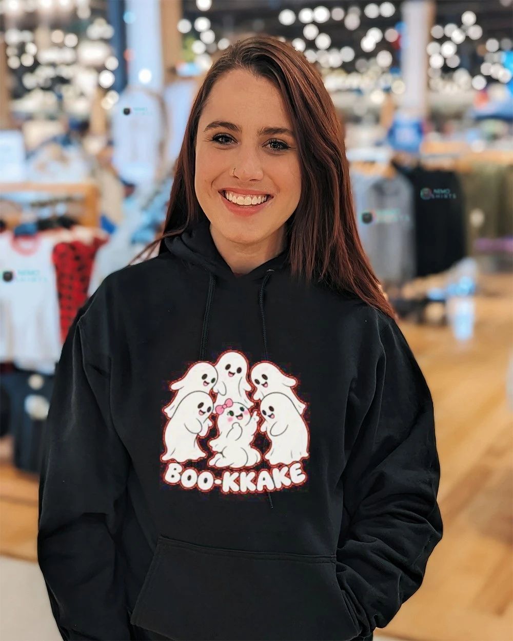 Boo-kkake Ghost Halloween spooky ghosts shirt