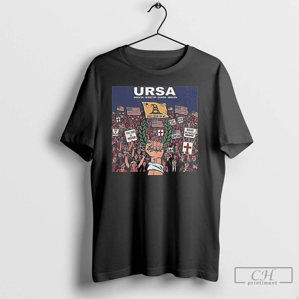 Classic Unification Retribution Salvation Americana Dont Tread On Me The End Is Never T Shirts