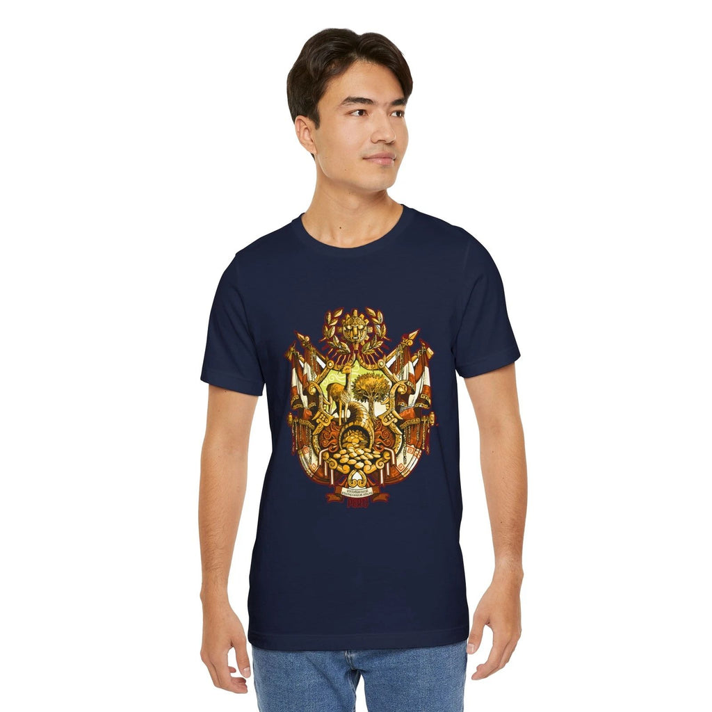 PERUVIAN ESCUDO PERUANO COAT OF ARMS TRENDY T SHIRT Unisex Jersey T-Shirt
