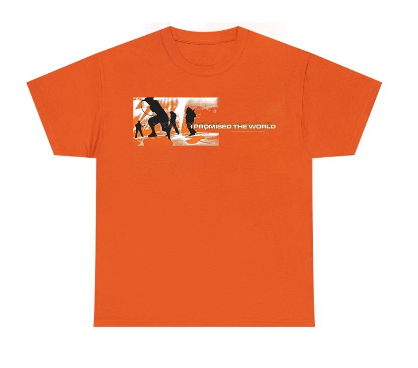 I Promised The World Album T Shirt  Orange All Size Gift Fans BL2157