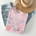 Comfort Tee Travelers Stamps Shirt Travel Vacation Gift Idea