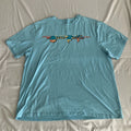 OP Ocean Pacific Men’s XXL 2XL Surf Blue 2 Sided Graphic Logo T Shirt