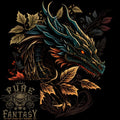 A Dragon in Nature Fantasy Mens Light Cotton T-Shirt