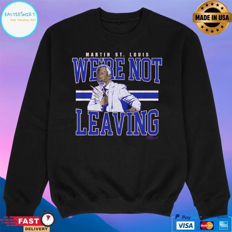 Montreal Canadiens Martin St Louis We’re Not Leaving T-shirt