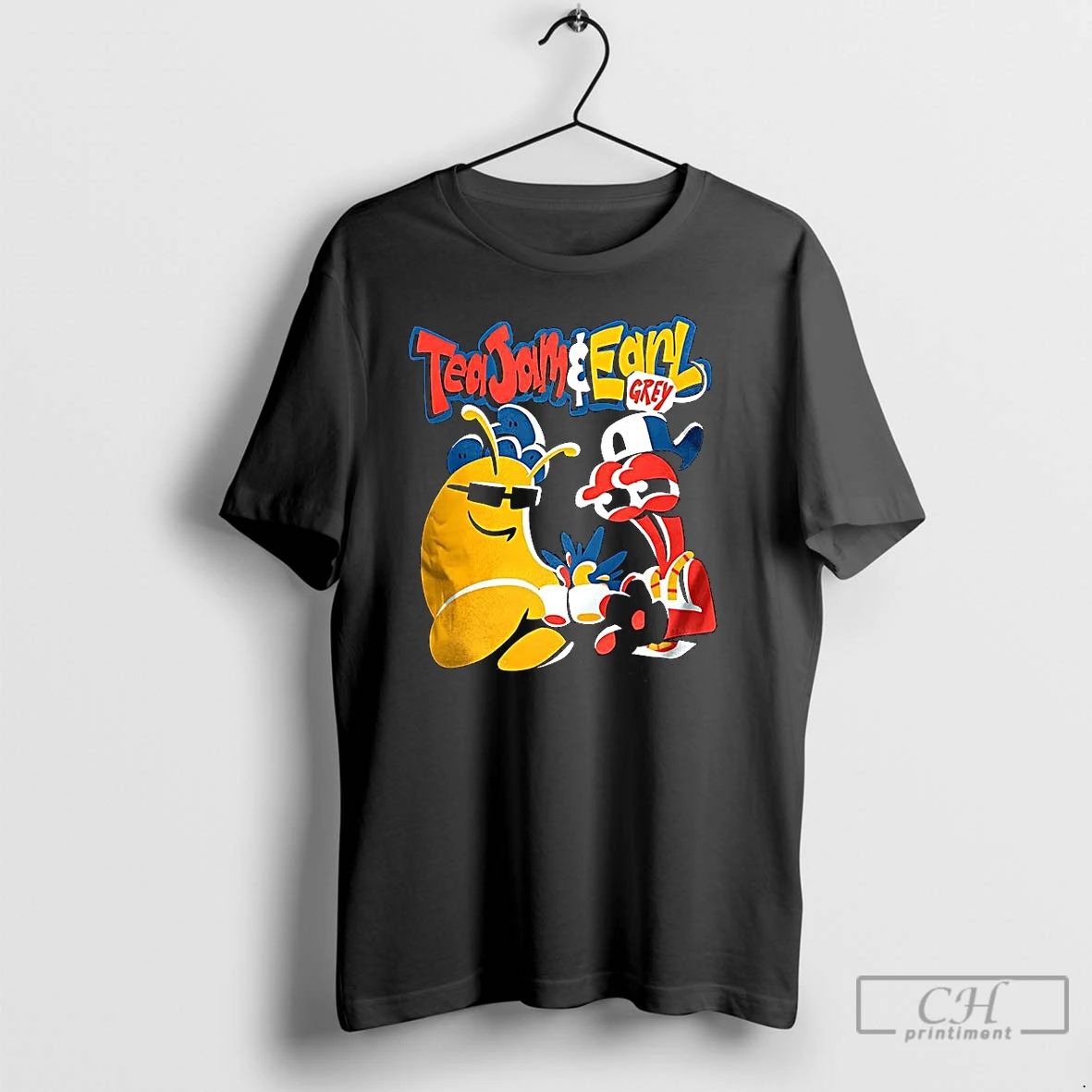 Premium Tea Jam And Earl Grey Classic Video Games Inspired T Shirts
