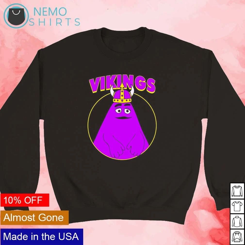 Grimace Minnesota Vikings shirt