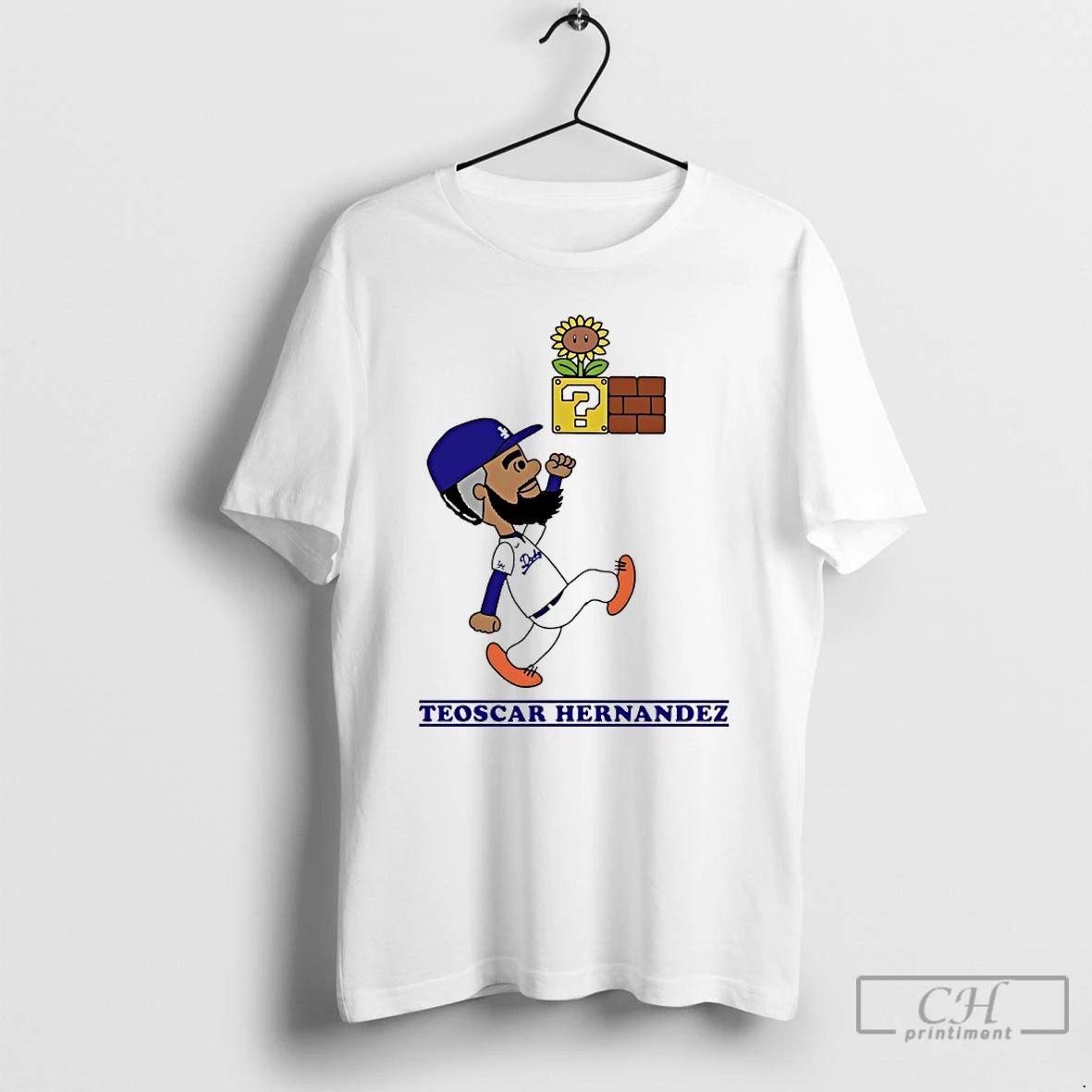 Classic Peanuts X Teoscar Hernandez Los Angeles Dodgers T Shirts