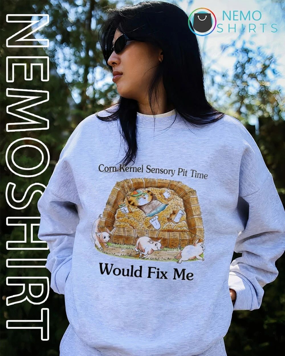 Corn Kernel Sensory Pit Time Would Fix Me shirt