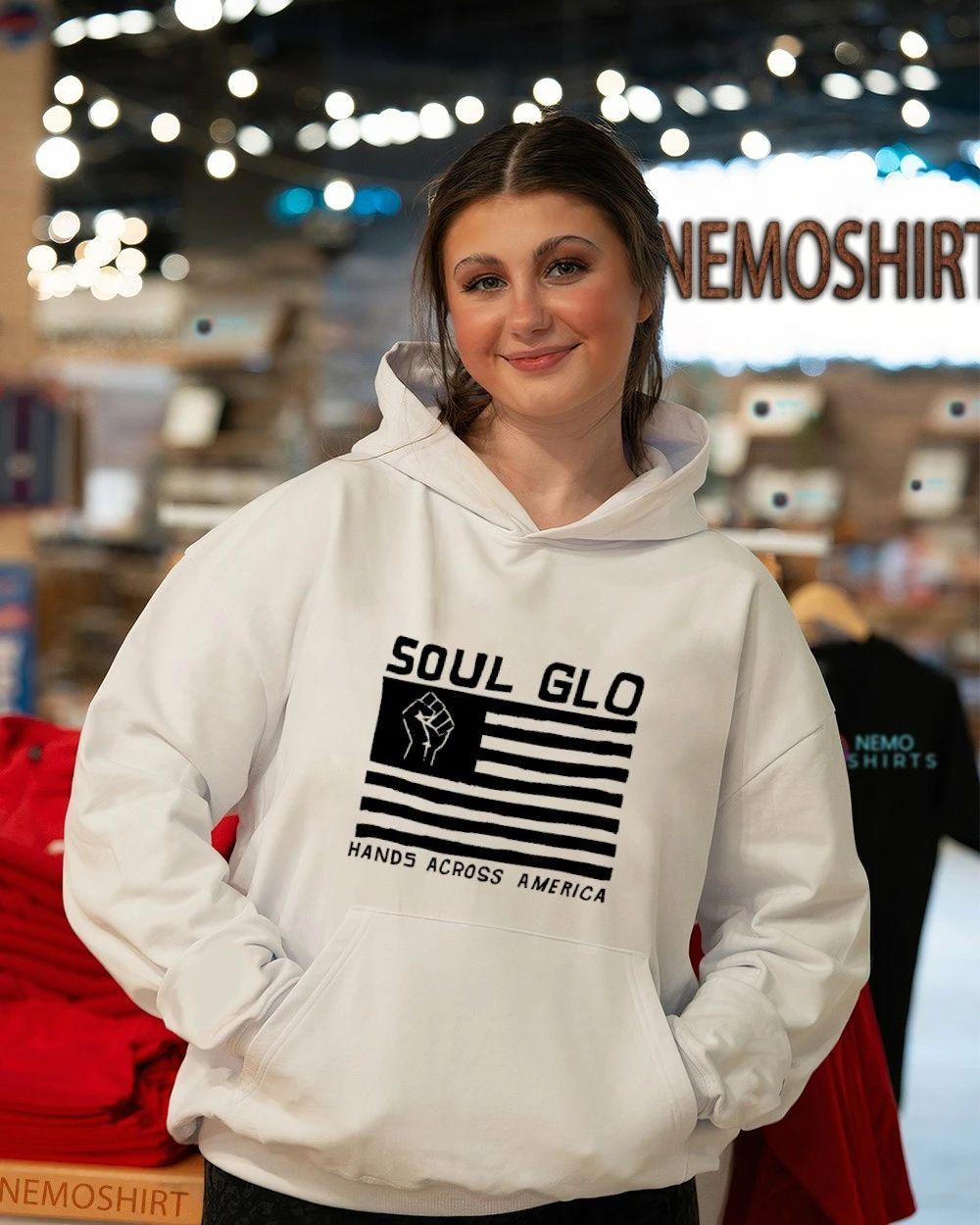 Soul Glo Hands Across America Hardcore Punk shirt