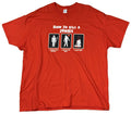 How To Kill A Zombie Close Your Weapon Aim For The Head … T-shirt Size 2XL Red