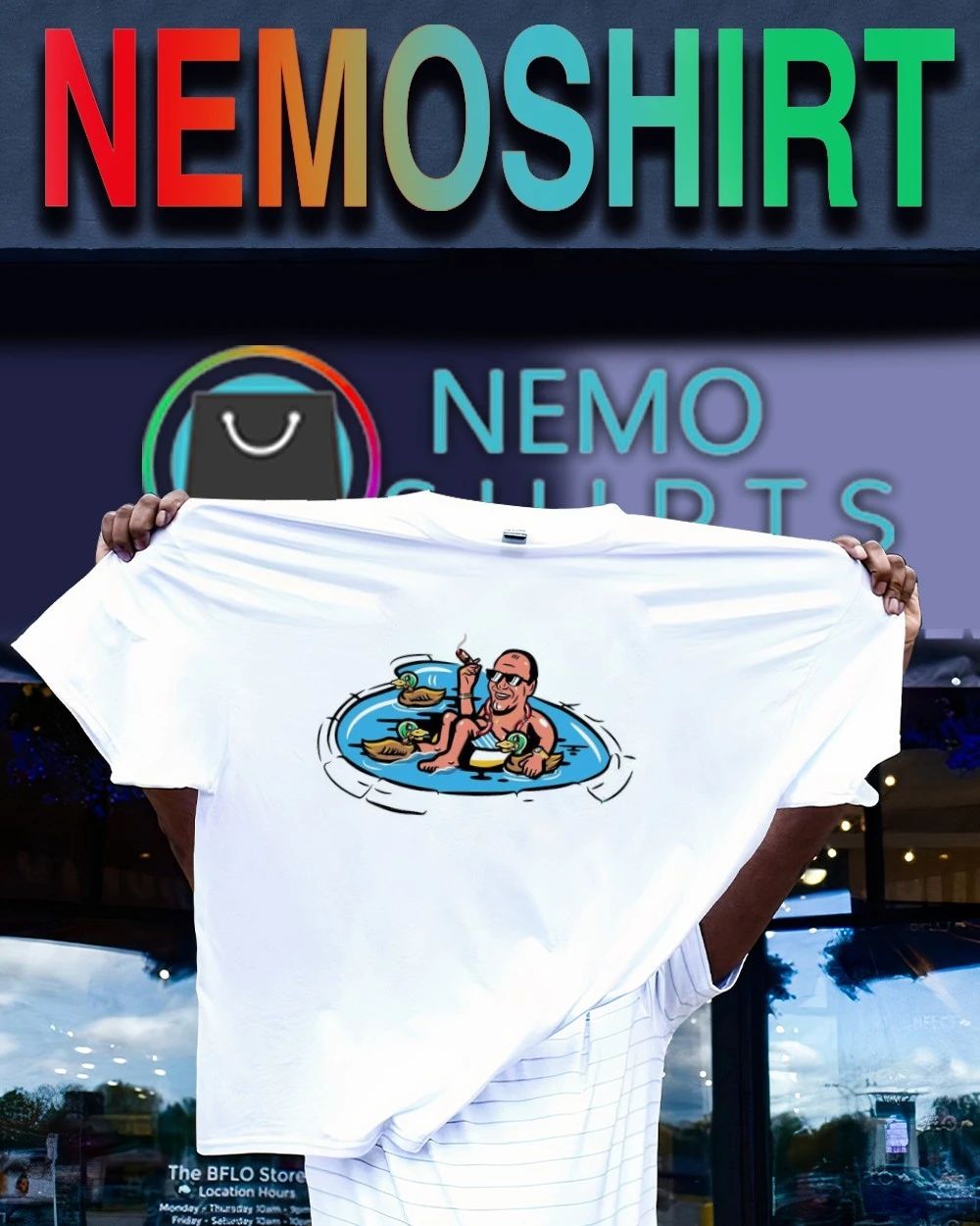 Tony Soprano Swimming with Ducks The Sopranos shirt