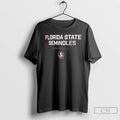 Classic Florida State Seminoles 2025 Courtside Basketball Performance Long Sleve T Shirts Hoodie Longsleeve