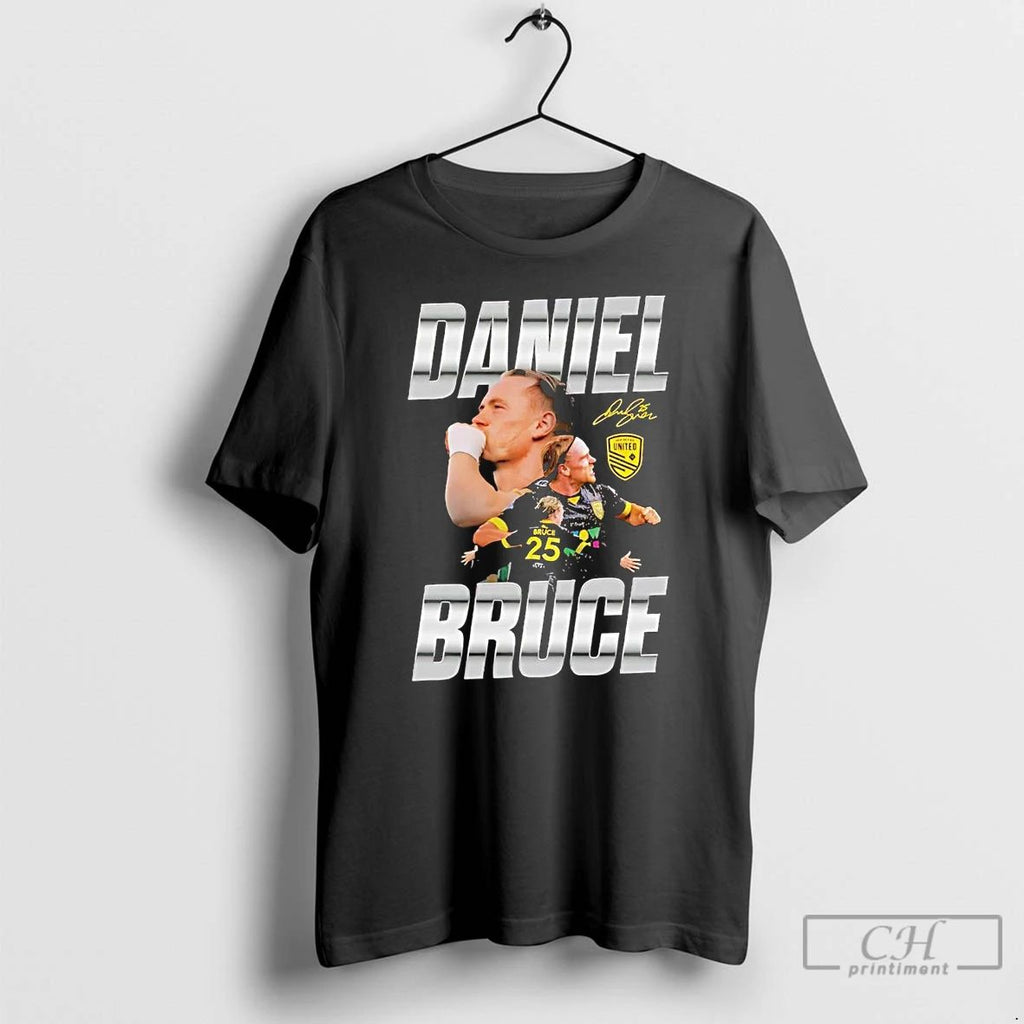 Classic Daniel Bruce Picture Collage Signature New Mexico United T Shirts